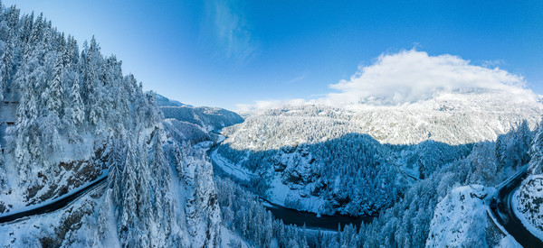 Rheinschlucht, Bonaduz, Graubünden, Schweiz, Switzerland